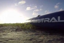 INFLATABLE SUP MEETS KITEBOARDER