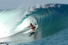 Kealii Mamala Paddling big clean Tahiti