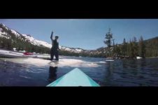 EXPLORING ECHO LAKES ON STAND UP PADDLE BOARDS