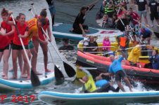 GIANT STAND UP PADDLE BOARD RACE