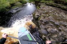 LOCO WHITE WATER PADDLE BOARDING IN NORTH YORKSHIRE