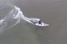 SUP AT THE MAASVLAKTE WITH THE STAAKER DRONE