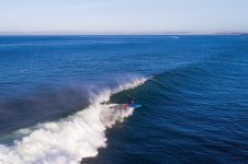 Finn Mullen, Aerial image of SUP surfing