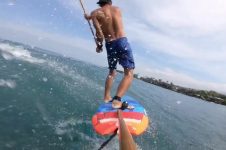 FLYING DOWN THE LINE – SUP FOIL AIRS & CARVES