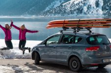 PADDLING LAKE ACHENSEE IN WINTER