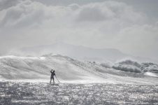 Travis Grant  preforms during the Red Bull Heavy Water in San Francisco, California on October, 20, 2017.