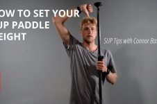 HOW TO SET YOUR SUP PADDLE HEIGHT WITH CONNOR BAXTER