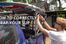 HOW TO STRAP YOUR PADDLE BOARD TO YOUR CAR WITH CONNOR BAXTER
