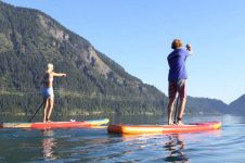 SUP UNDER THE HERZOGSTAND IN THE TWO-LAKE REGION OF KOCHELSEE & WALCHENSEE