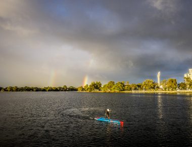 Click to EnlargeStormy skies in Perth Photo: Nick Thake