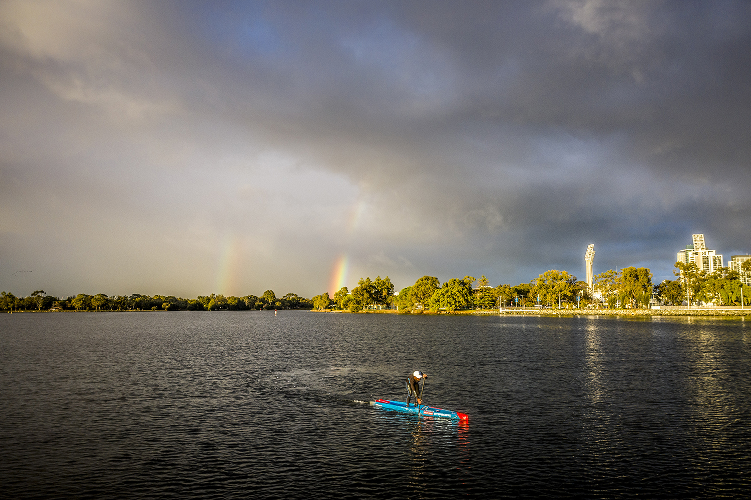 Click to EnlargeStormy skies in Perth Photo: Nick Thake