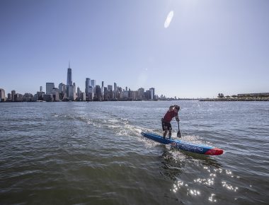 Click to Enlarge: Michael full power in New York Photo: APP/Carter