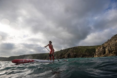 Ginnie Betts under moody skies : Photo Simon Crowther