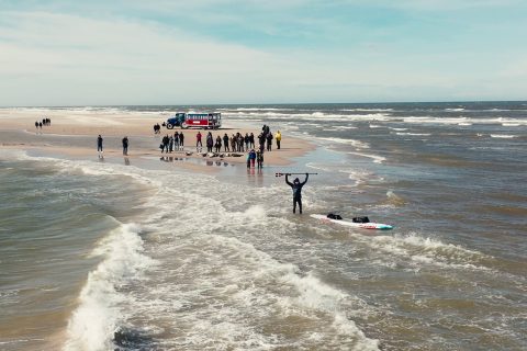 Rounding the top of Denmark