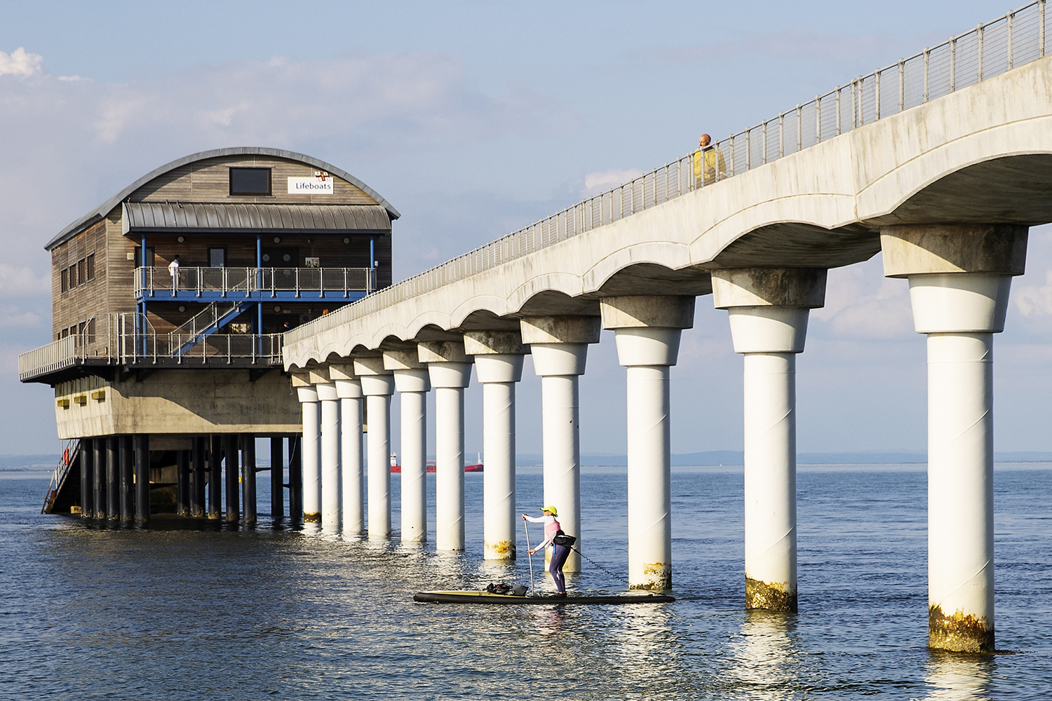 Cruising past Bembridge Life boat station