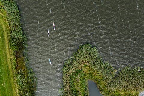 SUP action from above