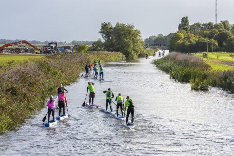 Action on the SUP 11-City tour
